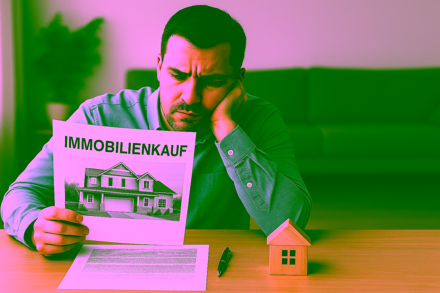 Mann prüft sorgfältig Dokumente – typische Fehler beim Immobilienkauf Türkei vermeiden