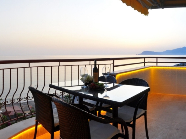 Wohnung mit Meerblick in Alanya – direkt am Strand gelegen