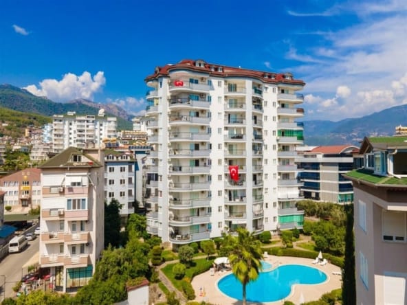 Möblierte 3-Zimmer-Wohnung mit Aufenthaltstitel in Alanya Cikcilli – im Grundbuch mit 200.000 USD deklarierbar
