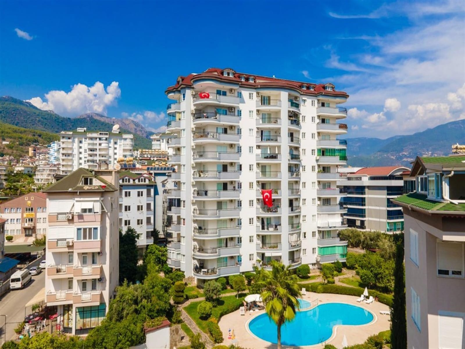 Möblierte 3-Zimmer-Wohnung mit Aufenthaltstitel in Alanya Cikcilli – im Grundbuch mit 200.000 USD deklarierbar