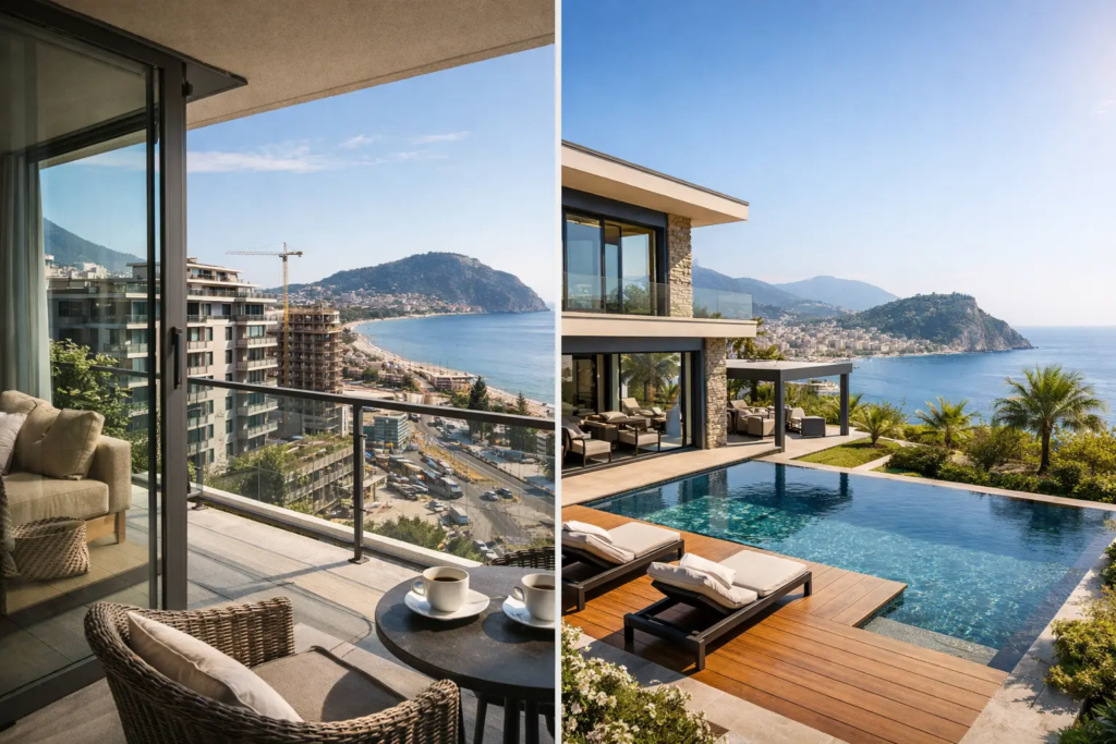 Wohnung oder Villa Alanya - was passt?