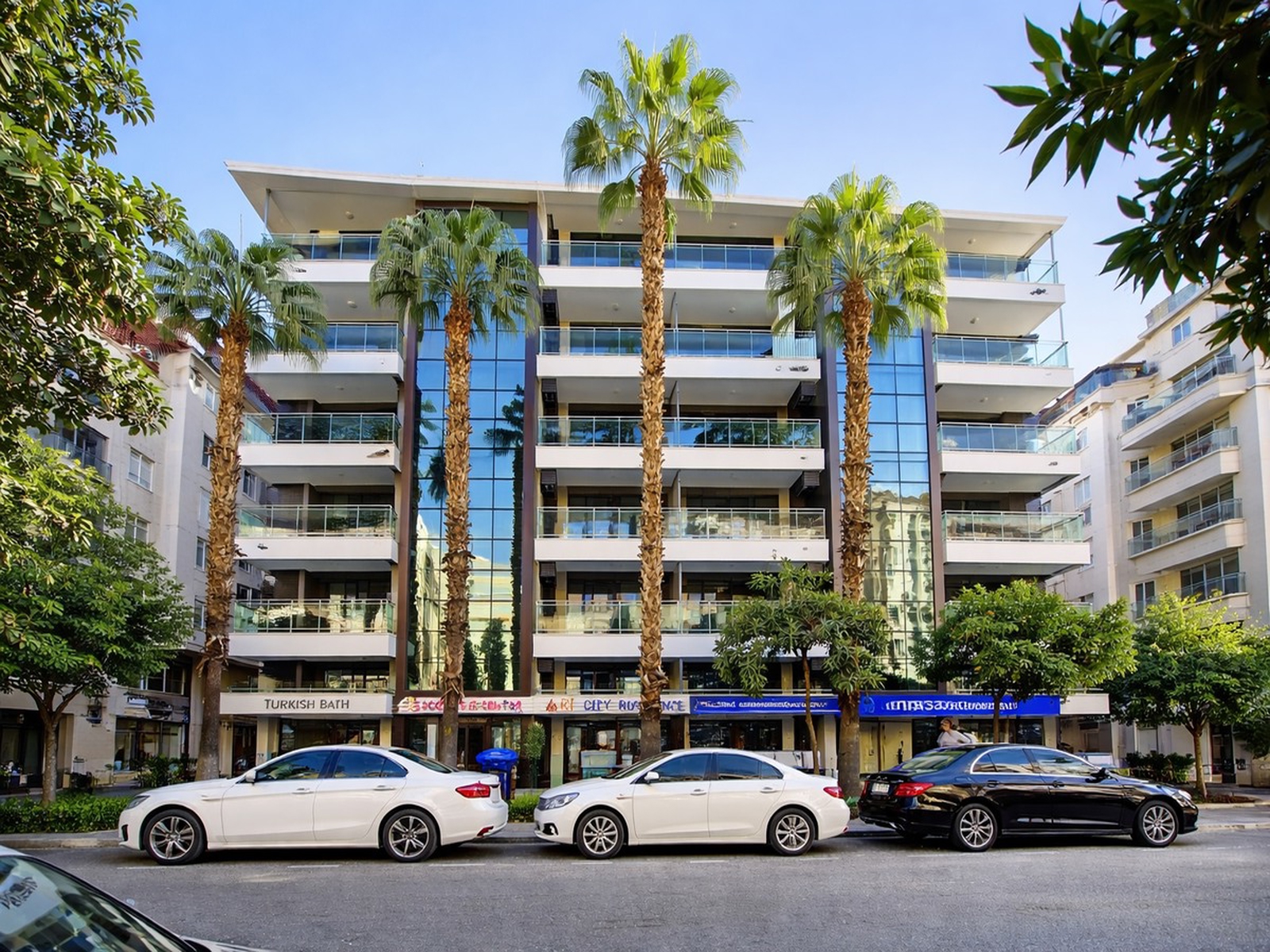 3-room apartment in Alanya city center with sea and castle views